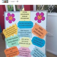 Çocukların Okula Alışma Süreci İçin İletişim Mesajları