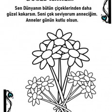 Anneler Günü Mesajı ve Çiçekler