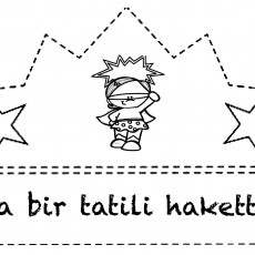 Kısa Bir Tatili Haketttik - Eğlenceli Boyama Etkinliği