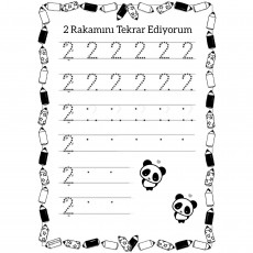 2 Rakamını Tekrar Ediyorum - Sayı Eğitimi