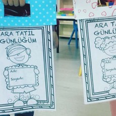 ARA TATİL GÜNLÜĞÜM - Eğitici Tasarım