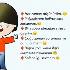 Çocuklarda Duygusal Zorluklar ve Sosyal İletişim Problemleri Hakkında Bilgilendirme