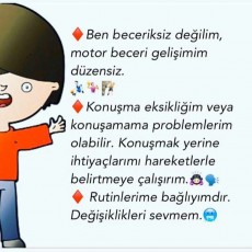 Motor Beceriler ve İletişim Problemleri Hakkında Bilgilendirme