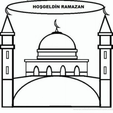 Hoşgeldin Ramazan: Camii Silueti ve İslam Temalı Eğitim Materyali