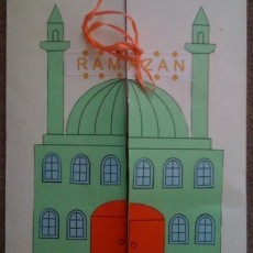 Çocuklar için Ramazan Temalı Camii Eğitici Materyal