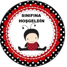 Sınıf Etiketi: Sınıfa Hoşgeldin - Çocuk Görseli