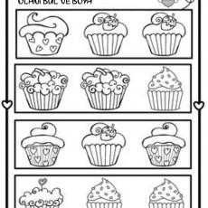 Farklı Cupcake Bulmaca Etkinliği