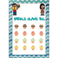 Eğlenceli Cupcake Farklı Olani Bul Etkinliği