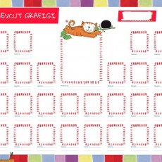 Eğitsel Çizim Ve Veri Grafiği: Çocuklar İçin Sayı Ve Hayvan Temalı Çalışma Sayfası