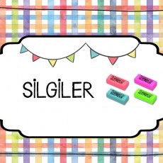 SİLİĞLER - Silgi Çeşitleri ve Renkleri