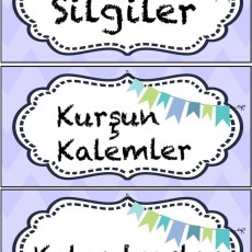 Eğitim Materyali: Silgiler, Kurşun Kalemler ve Kalemtraşlar