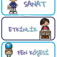 Sanat, Etkinlik ve Fen Köşesi - Eğitim Materyali