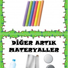Tebeşirler ve Diğer Artık Materyaller: Eğitim Materyalleri