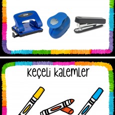Ofis Malzemeleri: Delgeçler, Zımbalar ve Keçeli Kalemler