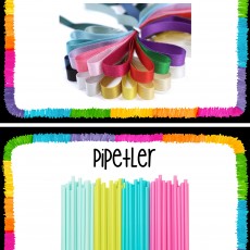 Kurdeleler ve Pipetler: Renkli İpuçları ve El Sanatları Malzemeleri