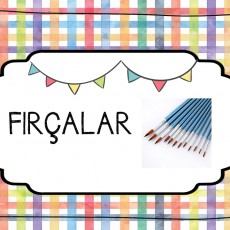 FIRÇALAR - Boya Fırçaları Eğitimi (Eğitim Materyali)
