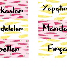 Makaslar, Kurdeleler, Yapıştırıcılar, Mandallar, Pipetler ve Fırçalar - Eğitim Materyali