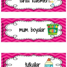 Eğitim Materyali: Sanat Malzemeleri - Tahta Kalemleri, Mum Boyalar, Tutkallar