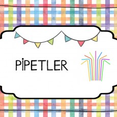 Pipetler ve Renkler Eğitimi