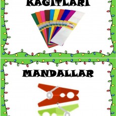 Grafon Kağıtları ve Mandallar: Renkli Kağıtlar ile Pratik Kıyafet Askıları