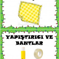 KUMAŞLAR VE YAPIŞTIRICI BANTLAR: Eğitim Materyali