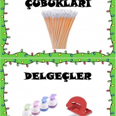 KULAK ÇUBUKLARI VE DELGEÇLER