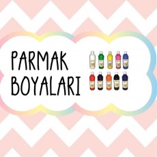 Parmak Boyaları: 10 Renkli Parmak Boyası Şişesi