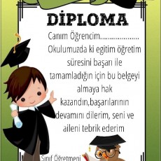 DİPLOMA - Öğrenci Başarı Belgesi