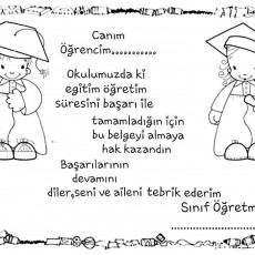 Eğitim_Aferin_Belgesi_Öğrenci_Tebriği