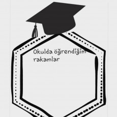 Okulda Öğrendiğim Rakamlar - Eğitim Materyali