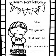 Çocuk Portfolyosu Tasarımı - Öğrenci Bilgi Formu