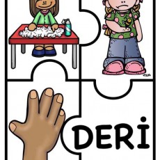 Çocuklar, El, Deri – 2 Kız Çocuğu, Oyun Materyali, Eğitim Etkinliği