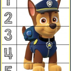 Eğitici Çizgi Film Karakteri: Chase - 1, 2, 3, 4, 5