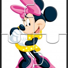 Mickey Mouse Karakteri: Minnie Mouse Bulmaca Görseli (Puzzle)
