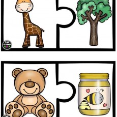 Hayvanlar ve Doğa: Zebra, Ağaç, Ayı, Bal Kavanozu
