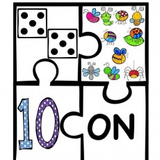 10 Insects and Dice Puzzle Activity