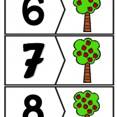 Rakamlar ve Elmalar: 6, 7, 8 Sayılarının Öğrenimi