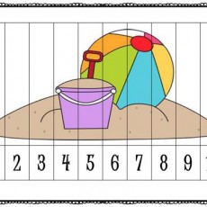 Yaz Sayıları ve Eğlenceli Plaj Eşyaları: 1-10 Ulaşım Eğitimi