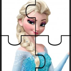 Buz Kraliçesi Elsa Puzzle Parçaları