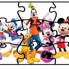 Mickey Mouse and Friends Puzzle - 6 Characters - Eğlenceli Çocuk Etkinliği