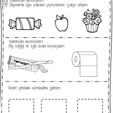 Çocuklar İçin Diş Sağlığı ve Şekil Öğrenme Etkinlikleri