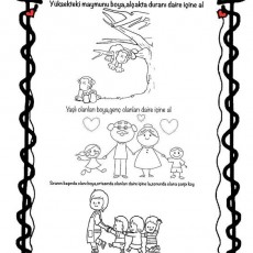 Neler Öğrendik? Çocuklar İçin Eğitici Boyama Etkinliği
