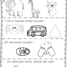 Eğitim Materyali: Hayvanlar, Nesneler ve Sesler