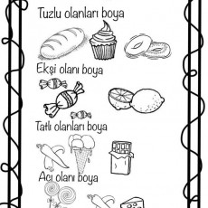 Gıda Grupları Renkleme Etkinliği