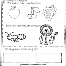 Eğitim Materyali: Renkler, Hayvanlar ve Geometrik Şekiller