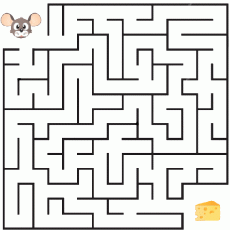 Fare Labirenti: 1 Mouse ve 1 Peynir ile Eğlenceli Oyun