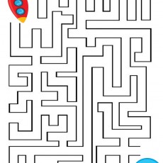 2D Labirent Oyun Haritası - Eğlenceli Çocuk Etkinliği