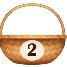 Küçük Sepet İçinde 2 Sayısı (İki)