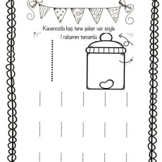 Kavanozda Şeker Sayma Aktiviteleri - 1 Sugar Jar Count Activity