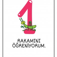 1 (BİR) Rakamını Öğreniyorum - Eşek Arısı